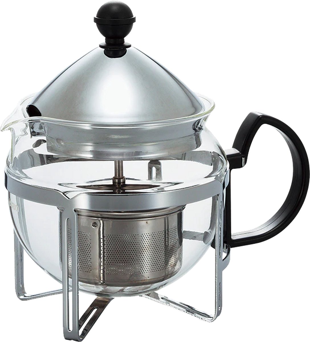 HARIO Pull-Up Theepot Chaor - 600mL - Hittebestendig Glas
