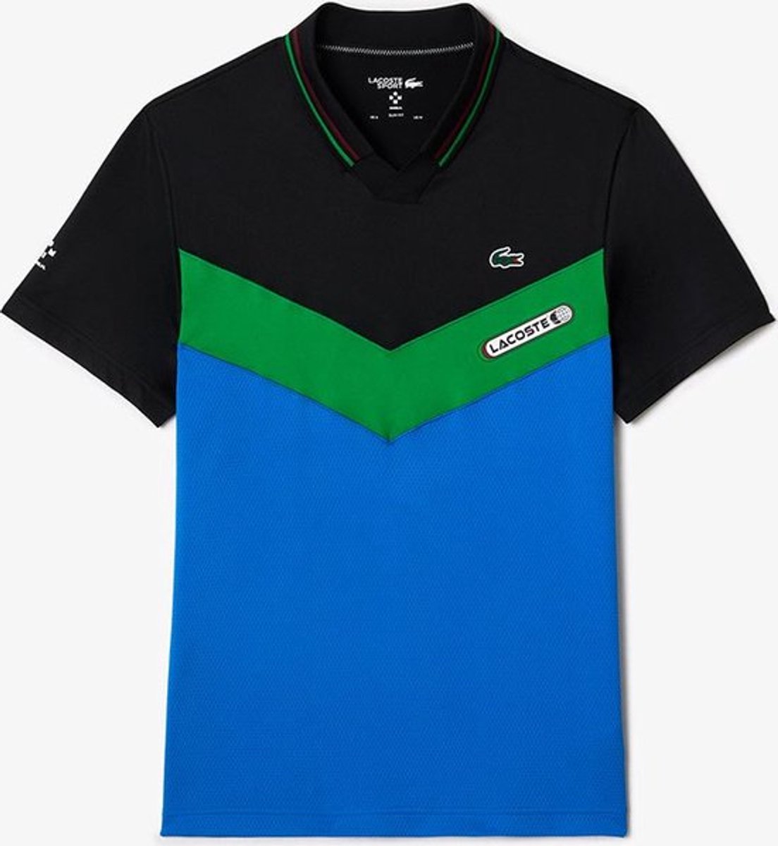 Lacoste Dh1099-00 Polo Met Korte Mouwen Zwart