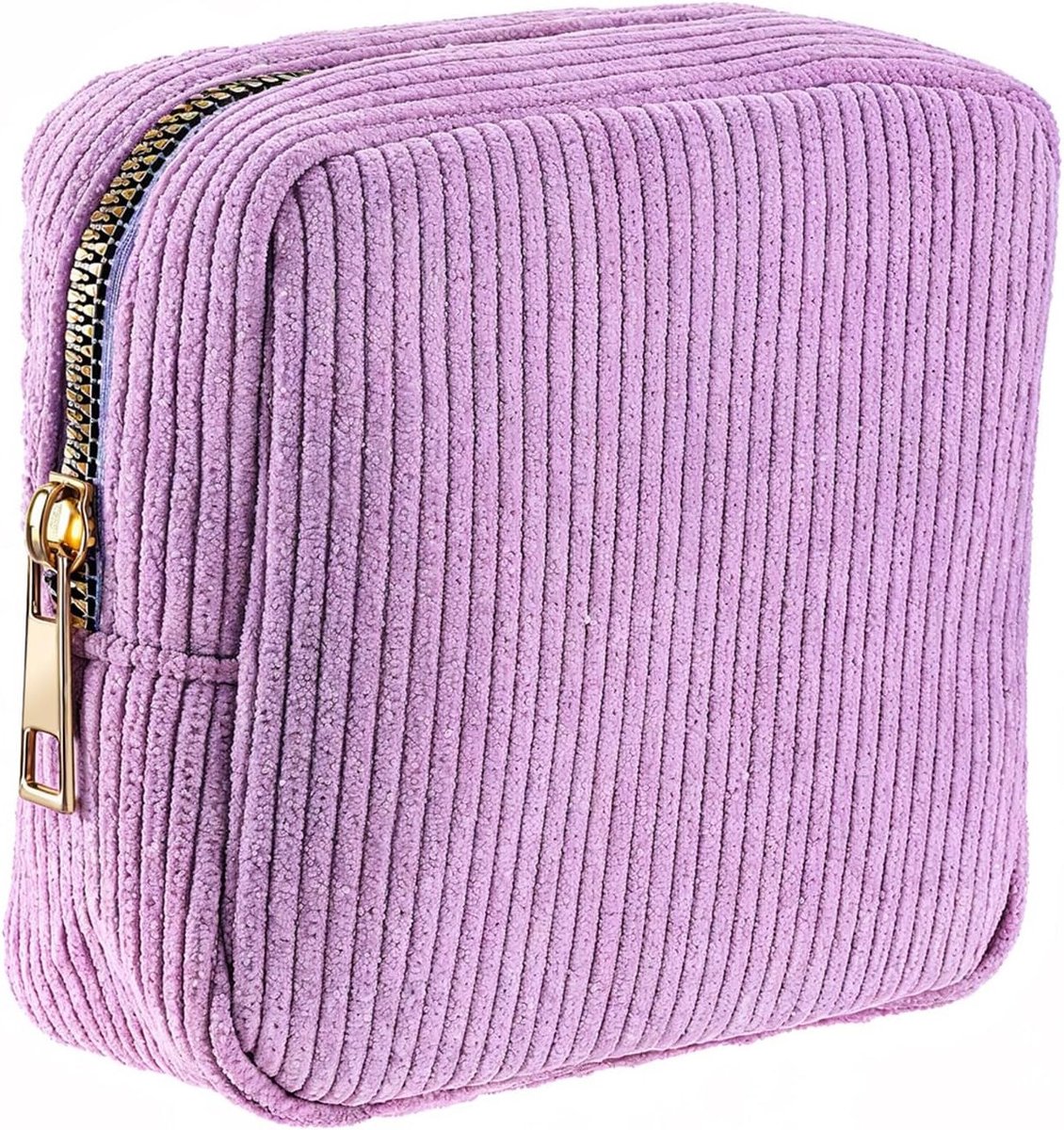 Draagbare Opbergtas voor Menstruatieproducten, Schattige Corduroy Tas voor Meisjes, Geschikt voor Tampons en Menstruatiecups, Perfect voor Dagelijks Gebruik en Reizen