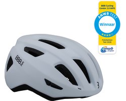 BBB Cycling Condor 2.0 MIPS Fietshelm - Voor Racefiets, Mountainbike en Ebike - Winnaar ANWB Fietshelmentest 2026 - Dames & Heren - Large - Mat Wit - BHE-174