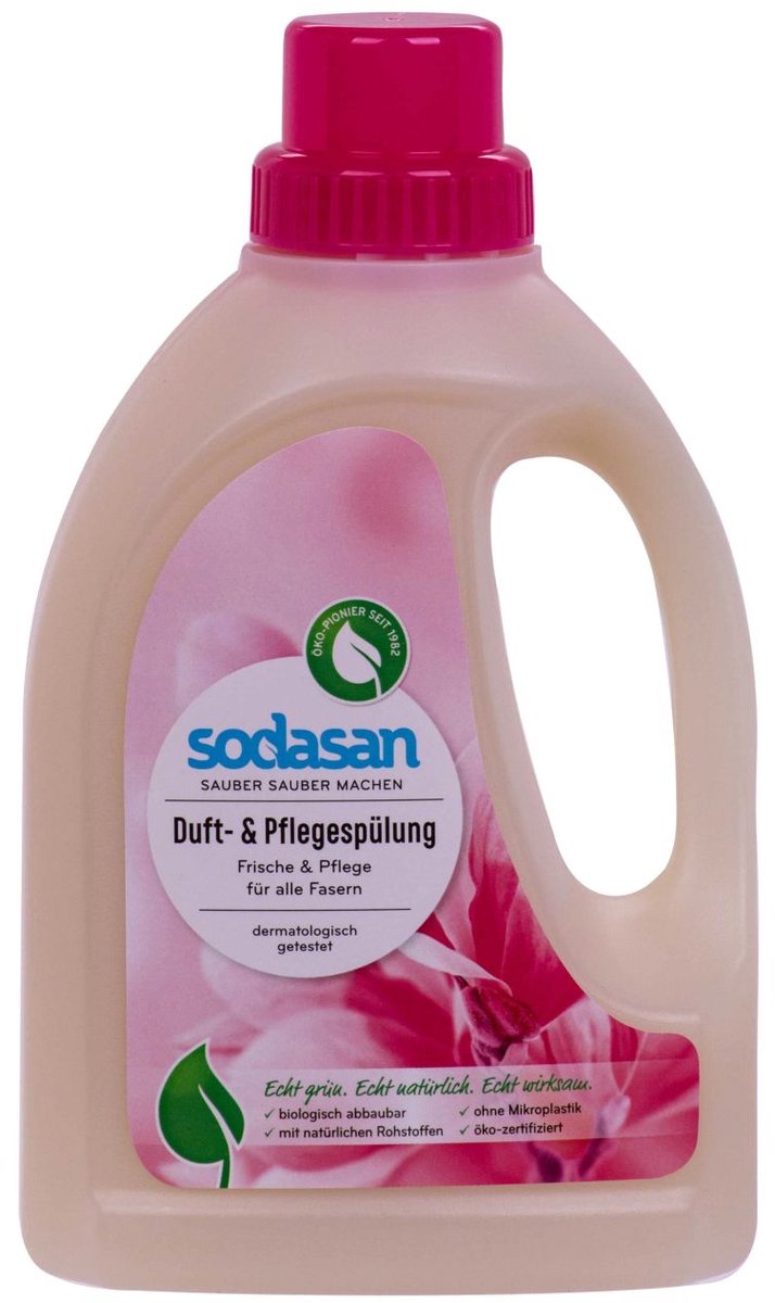 Sodasan Wasverzachter Geur- & Verzorgingsspoeling (750 ml)