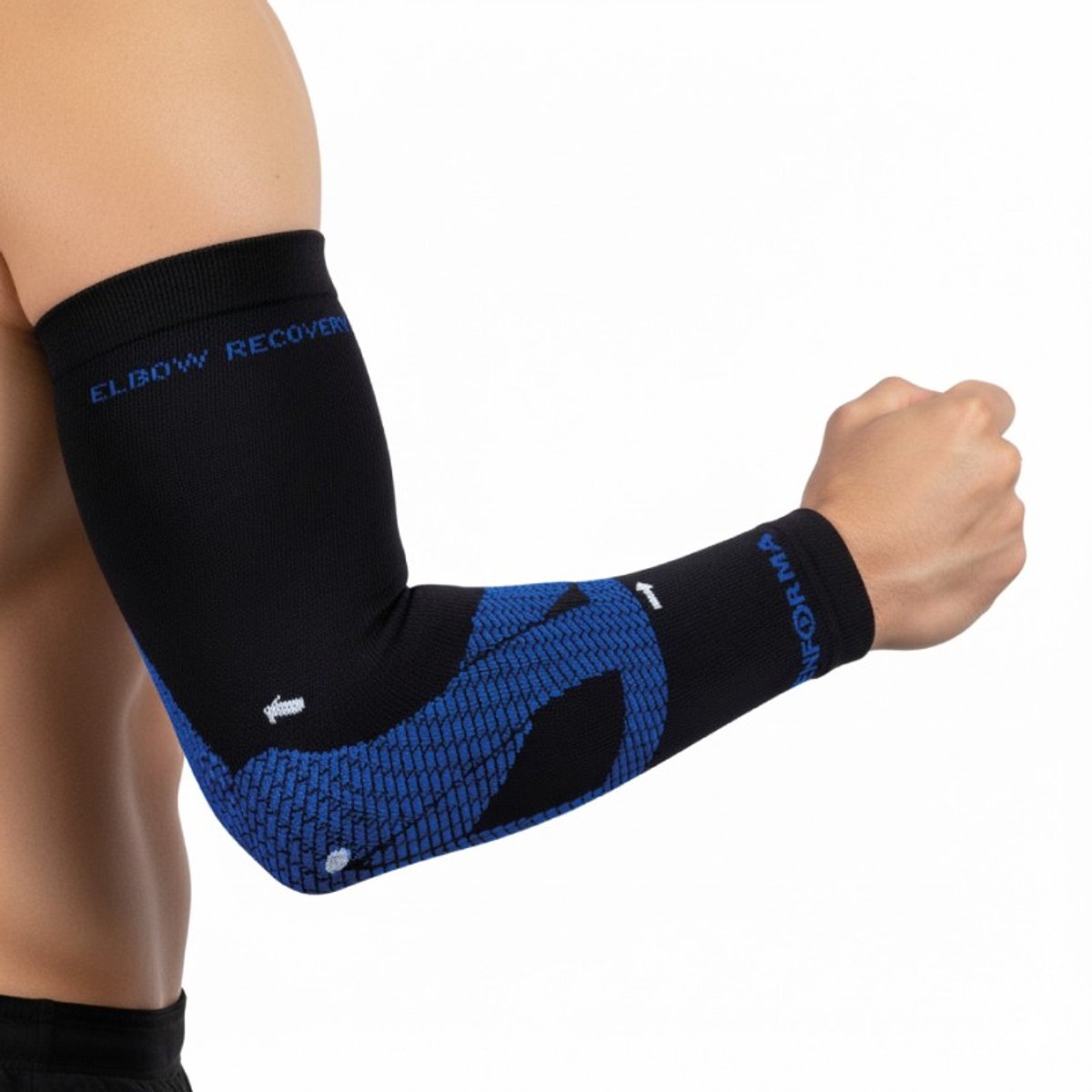 Enforma Tennisarm Compressie Sleeve - Tenniselleboog Brace - Maat M Rechterarm