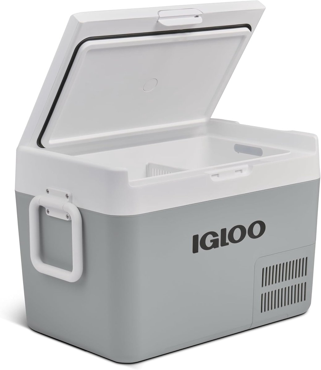 Igloo ICF32 Compressor Koelbox 32L – 12V/24V/230V Elektrische Koelbox & Vriezer tot -18°C – Auto, Camping & Boot
