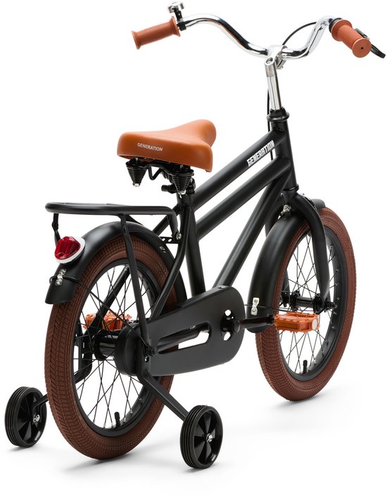 Generation City 16 inch Matzwart - Kinderfiets van Generation — afbeelding 3