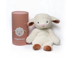 Lotgenootje Verzwaringsknuffel Schaap - 45cm/2kg - Verzwaarde Knuffel - Weighted Stuffed Animal - Sensorisch Speelgoed - Zware Knuffel Anxiety - Plushie
