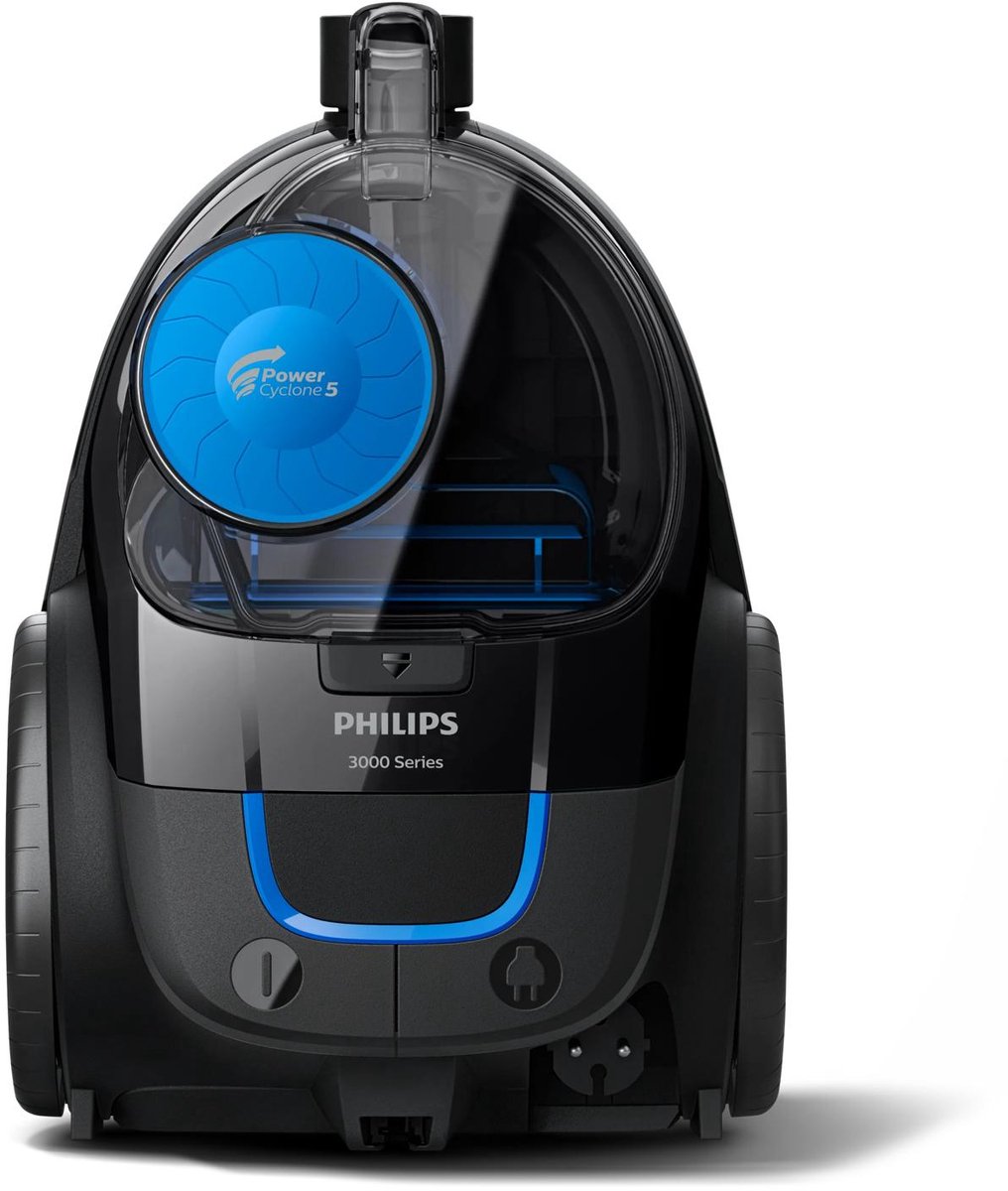 Philips Stofzuiger zonder Zak FC9331/09 - Alle Vloertypen - Sterke Zuigkracht - Met H13 Allergiefilter - Met Extra Mondstuk - Blauw — afbeelding 3
