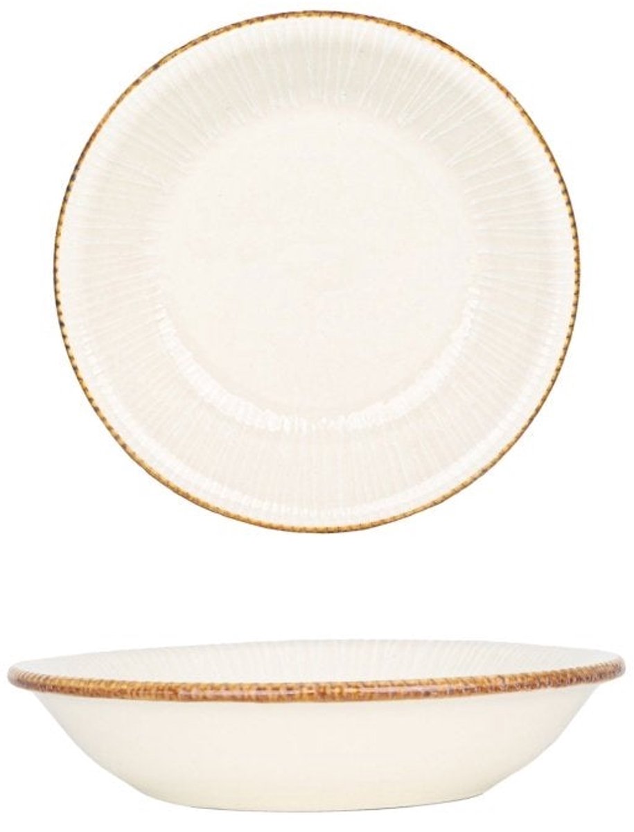 By Bone Serveerschaal - Grace - Porselein - 13 cm (150cc) - set van 2
