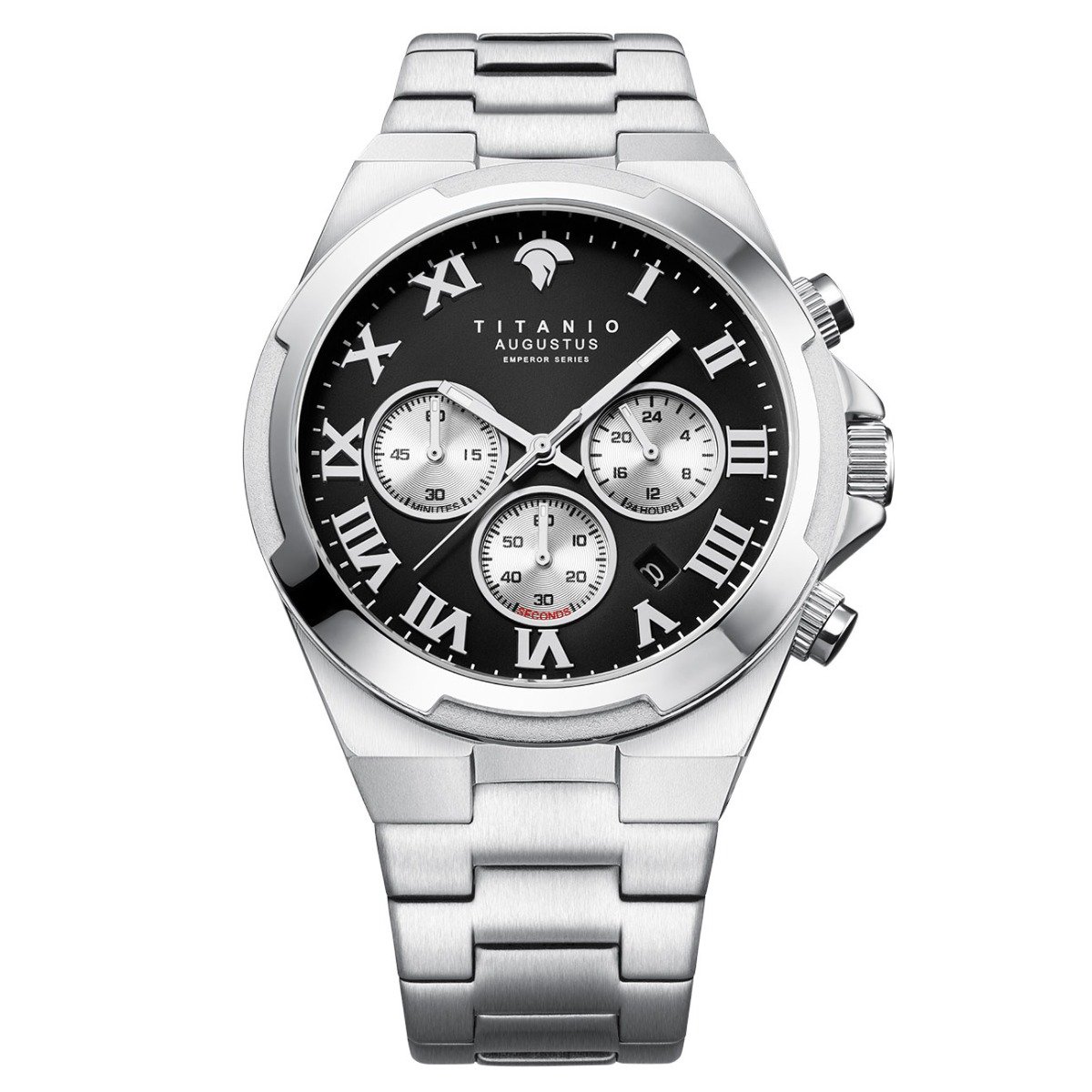 Titanio - Heren Horloge Augustus - Zilver