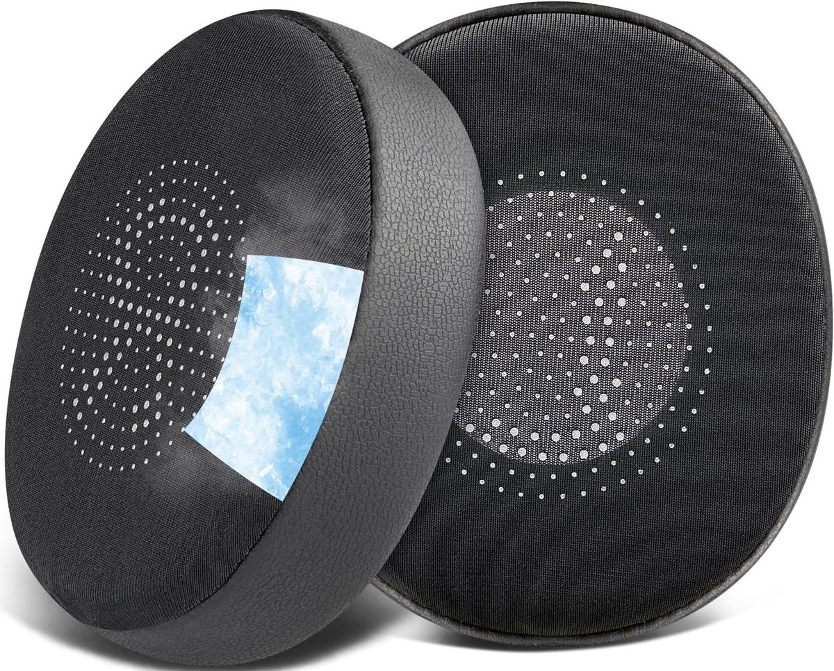 Vervangende Cooling Gel Oorkussens voor Jabra Evolve2 65 en 40, Elite 45h - Comfortabele Earpads met IJszijde Stof voor Draadloze Hoofdtelefoons