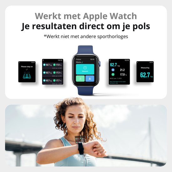 Sacoma Original Weegschaal Personenweegschaal Digitaal - 22x Lichaamsanalyse - Slimme Weegschaal met App - Weegschalen - Vetpercentage