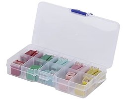 Autoverzekering Set Dashboard 20A 30A 40A 50A 60A voor Japan USA-voertuig met 2 Lange Stijl 2 Korte-stijllingen LPJ-serie Rechthoekige Zekering voor Elektrische Systemen voor auto's