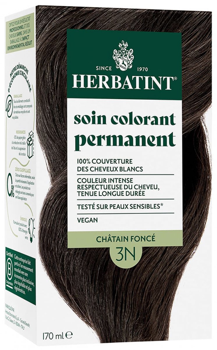 Herbatint Permanente Kleurverzorging 170 ml (Kleuren : Kastanje)
