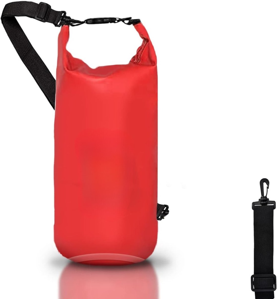 Drybag - Waterdichte Tas / Rugzak - Strandtas - Zwemtas - Wetbag - Droogtas - Outdoor Tas - Synthetisch - 10L - Rood - van Imperatoris