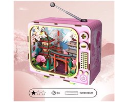 Nook Land – TV Fuji – Book Nook – Mount Fuji – Houten DIY set
