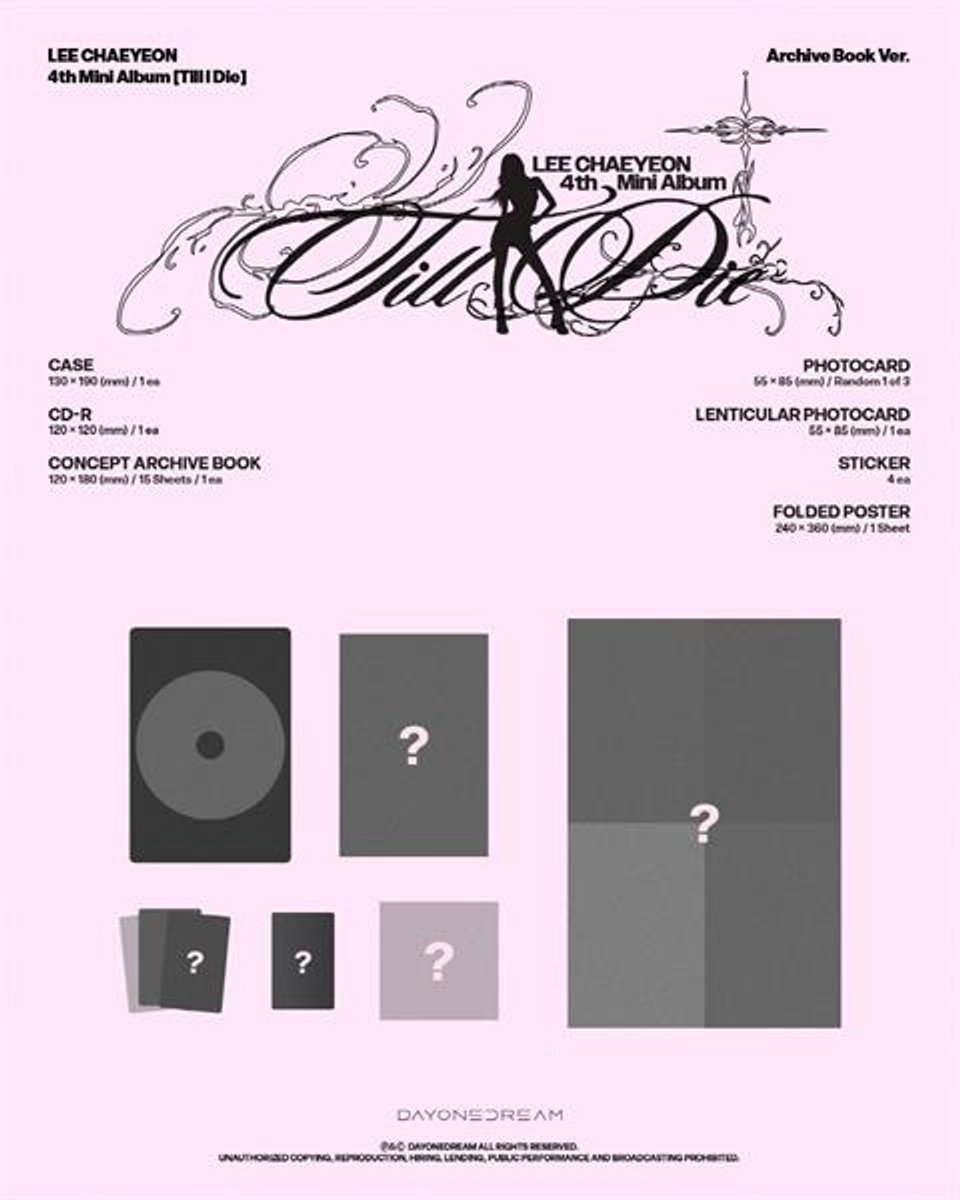 Chae Yeon Lee - Till I Die (CD)