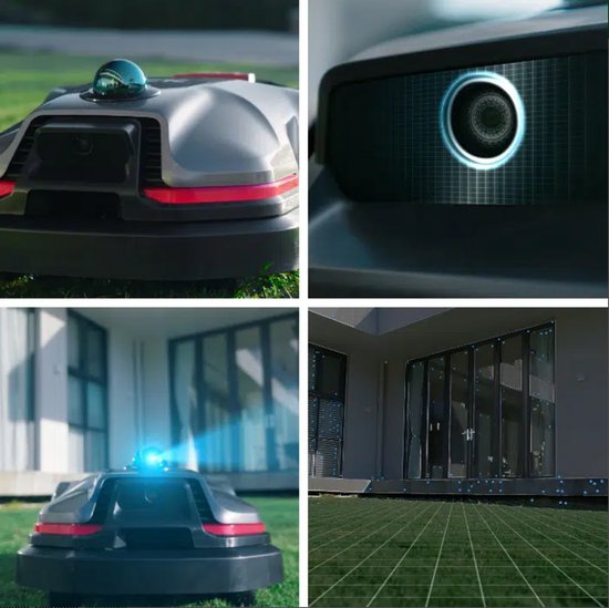Draadloze robotmaaier - DCK TERRAINA S KDRM220‑4G - 3D LiDAR + AI, tot 2.000 m², multi‑zone, app & 4G - robotmaaier draadloos 2000 m², DCK TERRAINA S, KDRM220‑4G, 3D LiDAR robotmaaier, robotmaaier zonder draad, AI robotmaaier, multi‑zone robotmaaier — afbeelding 5