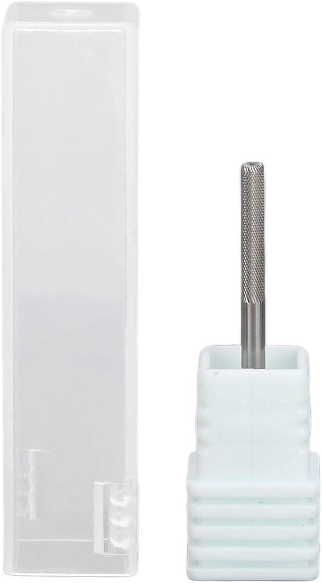 Nail slijpbit voor het verwijderen van nagellijm en polijsten, tungsten staal voor manicure beginners en professionals