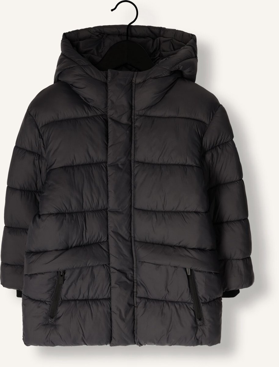 MAYORAL Long Coat Jassen Jongens - Winterjas - Zwart - Maat 116