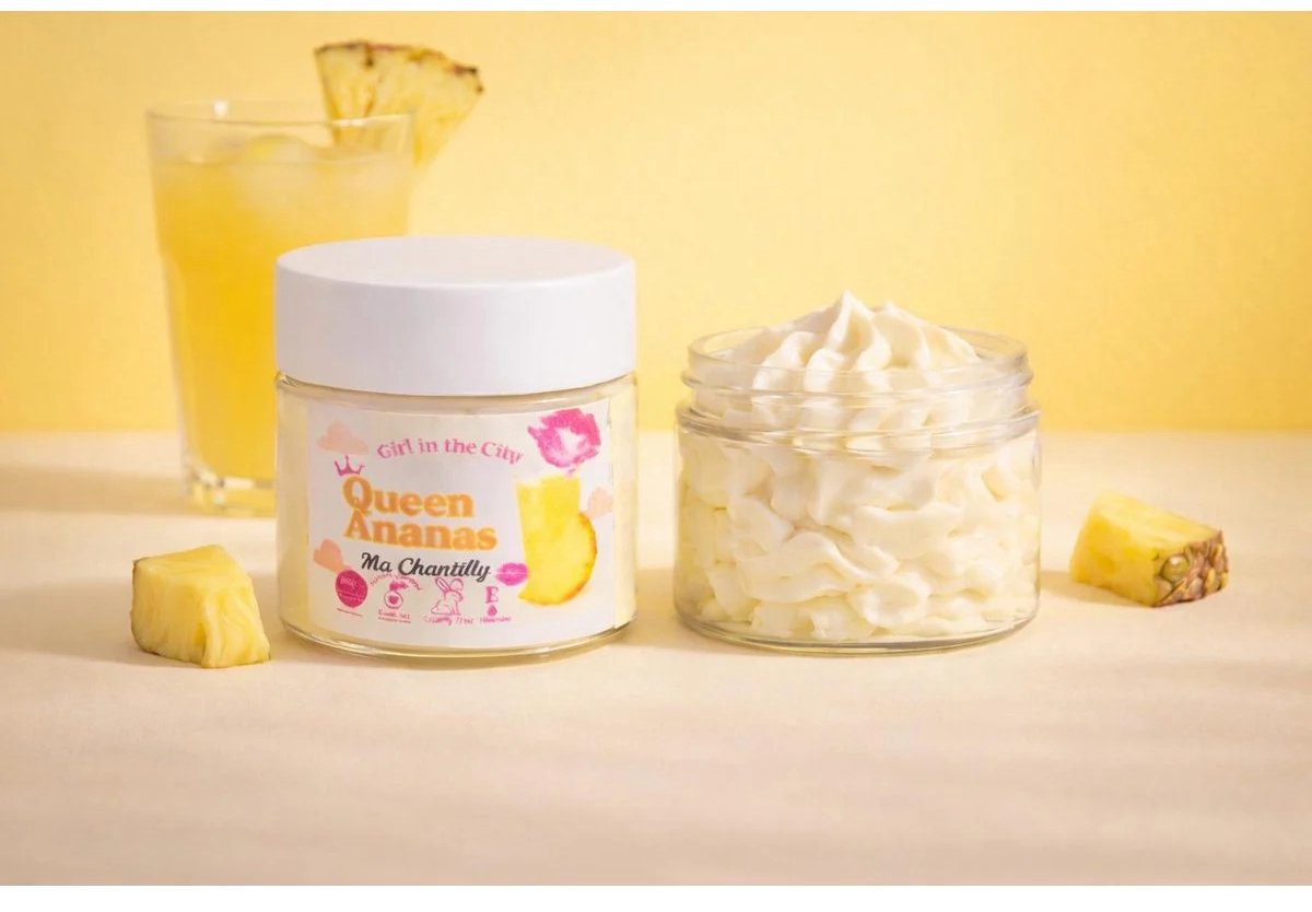 Girl In The City - Pineapple Shea Chantilly – Queen Ananas (Lichaam & Haar)