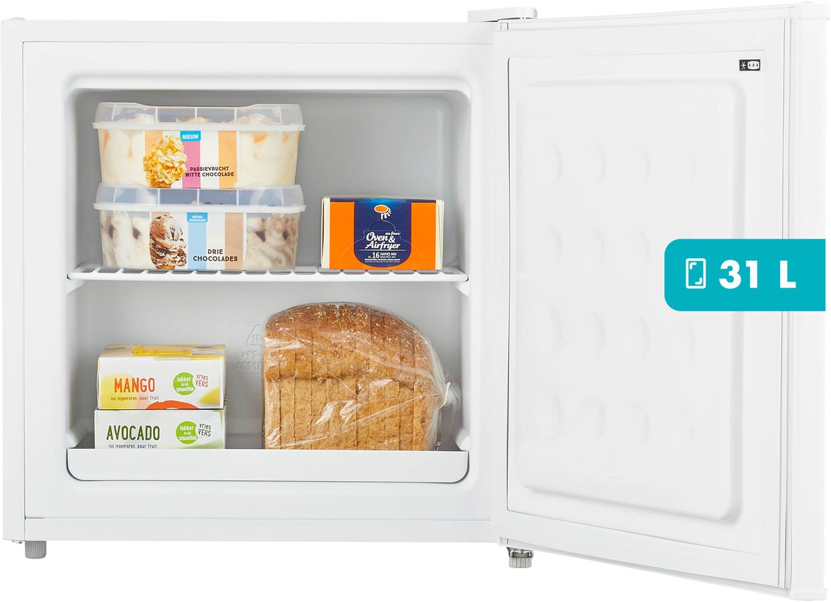 Bol.com Tomado TFM4402W - Mini vriezer - Vrijstaand - Barmodel - 31 liter - Wit aanbieding