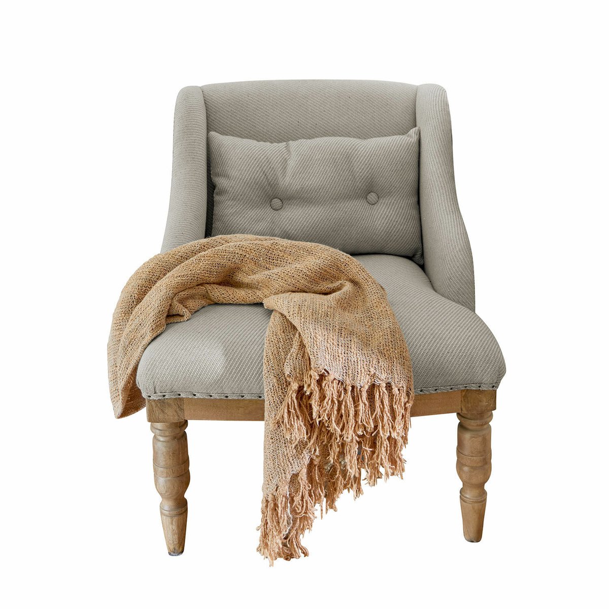 Loberon Fauteuil Lac d'Or bruin/grijs