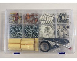 Elektra Installatie Assortiment Doos – Samengesteld door Installateur - elektra - installatie - assortiment - lasklem - elektricien - set