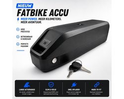 V20 Pro Fatbike Accu – 48V 15.6 Ah E-Bike Batterij – 5 Pins – Elektrische Fiets Accu