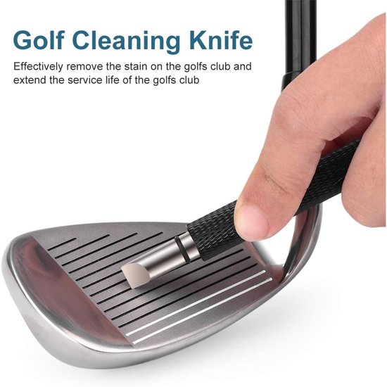 Jhubersproducts - Golf Groove Sharpener - Golfclubs Groefslijper - Verbeter je Backspin - Zwart - Golfclub Groefreiniger - Efficiënt en Duurzaam - Ges van Jhubersproducts — afbeelding 3