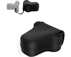 Neopreen Camera Tas voor Fuji X-T30 X-T20 X-T10 X-T100 en Canon EOS M50 met Lensbescherming en Schouderriem