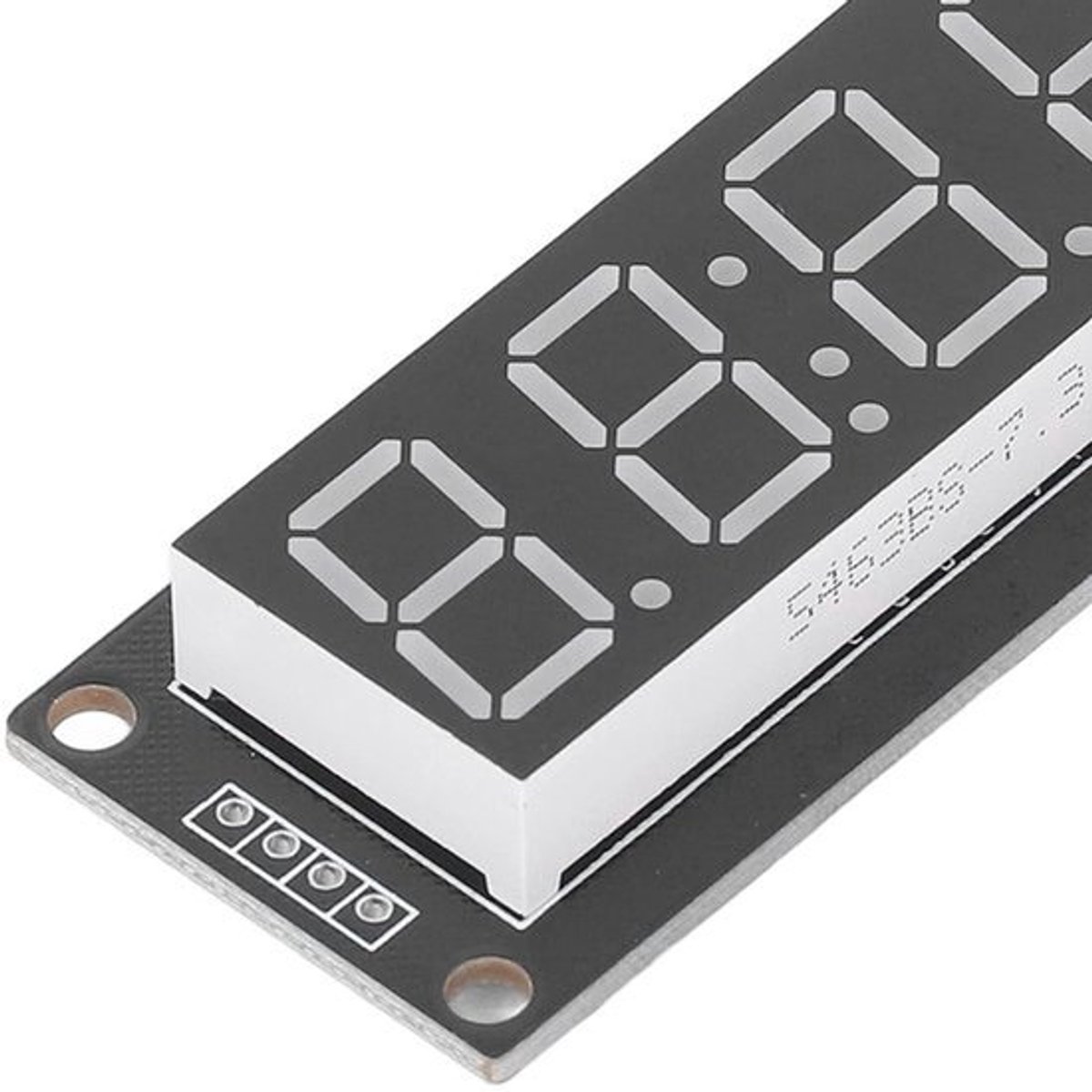 4 STUKS 4 Digit Tube LED Display Board 7 Segmenten Klok Module PCB Board 5V - Rood