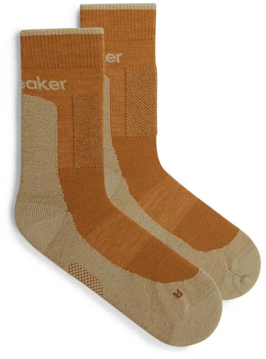 Icebreaker Merino Hike+ Medium Crewsokken Bruin EU 42-44 Man