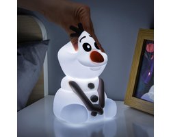 Frozen Olaf SquishyGlo Silicone Light – Officieel Gelicentieerde Oplaadbare Nachtlamp, 19,3 cm- Paladone