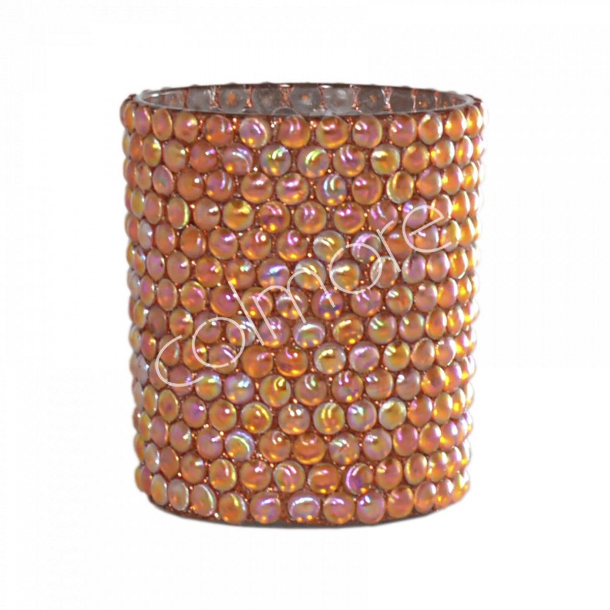 Votief Colmore – meerkleurige kralen glas 11x11x12