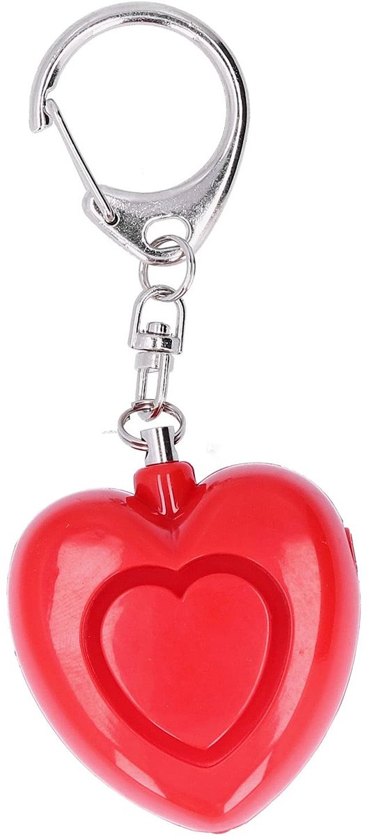 Livia home - Persoonlijk Alarm - Zelfverdedigingsalarm - 130dB Geluidsniveau - Rood - Veiligheidsaccessoire - Geschikt voor Vrouwen en Kinderen