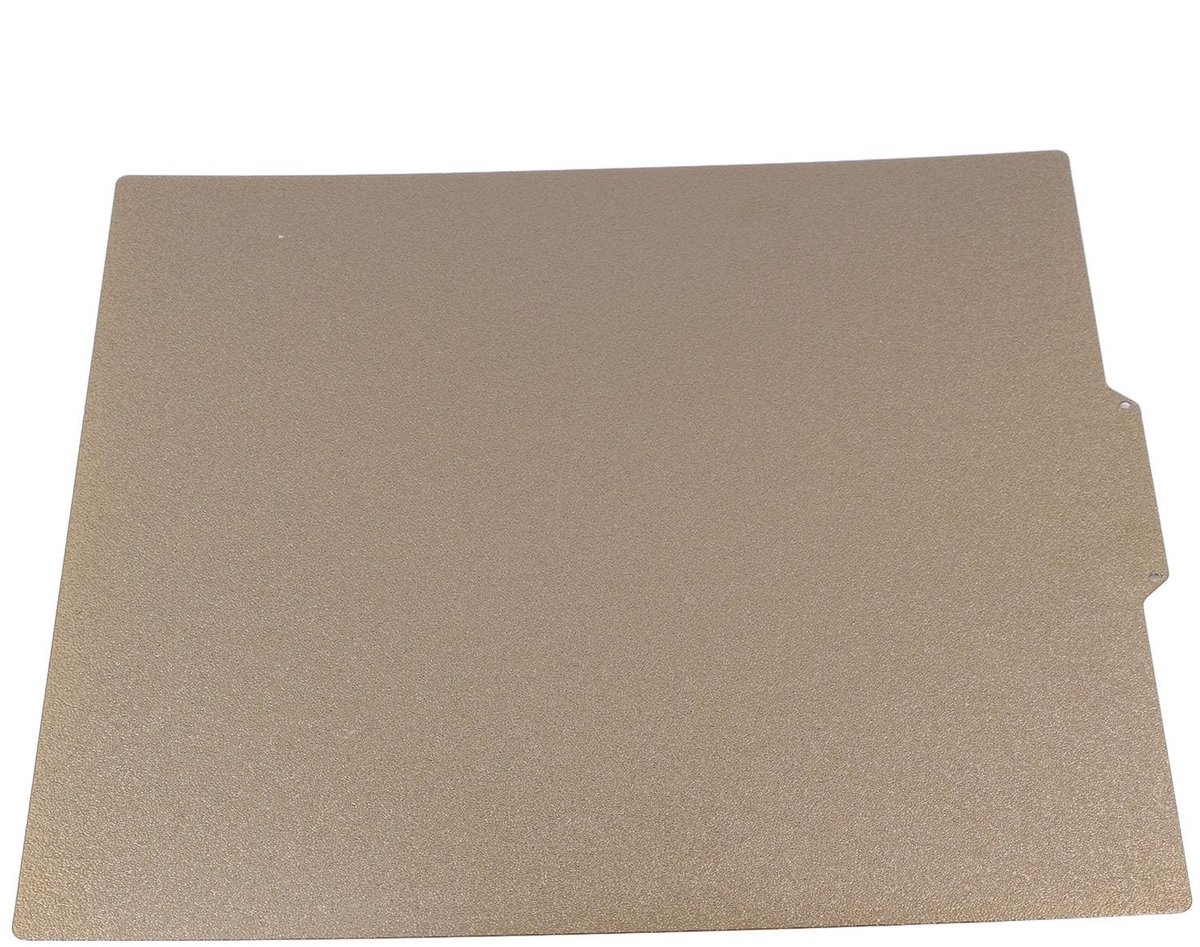 Jhubersproducts - Dubbelzijdig printbed - Flexibele constructieplaat - 350 x 350 mm - PEI-coating - Sterke hechting voor diverse materialen - Geschikt