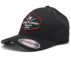 Baseballpet - Unisex / Elastische pasvorm (Zwart L-XL)
