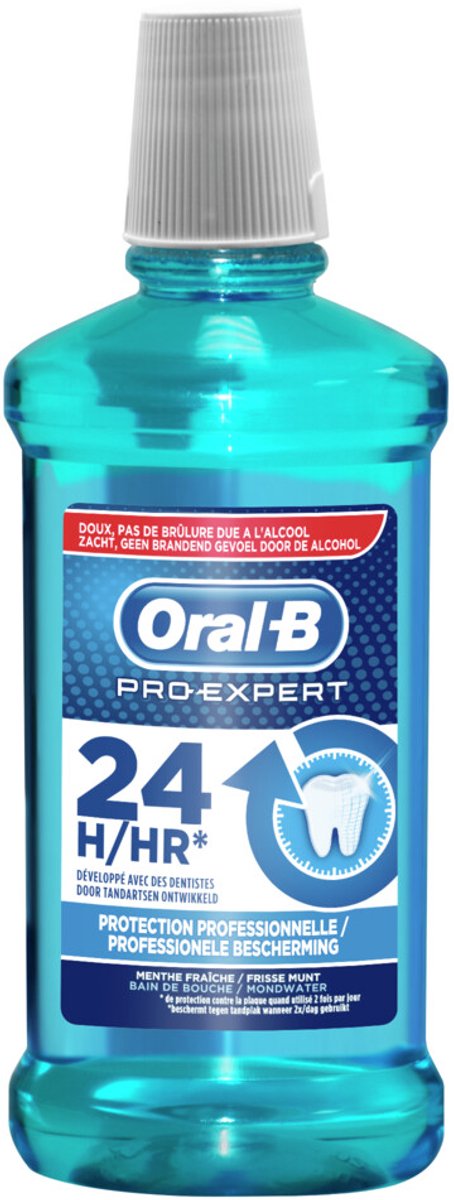 Oral-B Mondwater Pro-Expert Professionele Bescherming - 3 x 500 ml - Voordeelverpakking