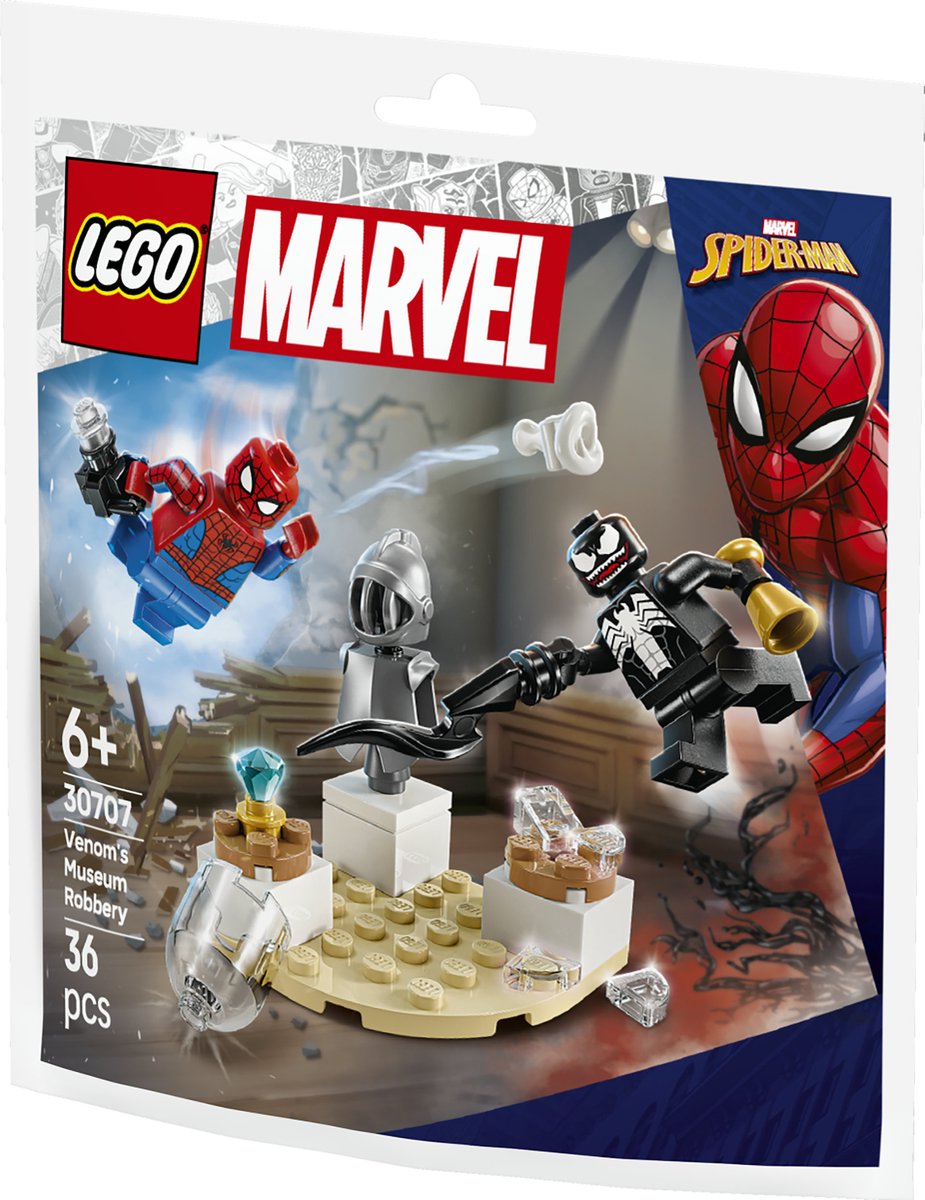 LEGO Marvel - Venoms museuminbraak Constructiespeelgoed thumbnail 3