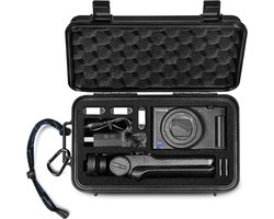 Waterdichte Hard Case voor Vlogcamera's, Inclusief Batterijen en Grip Accessoires, Ideaal voor Sony ZV-1F en ZV-1 II