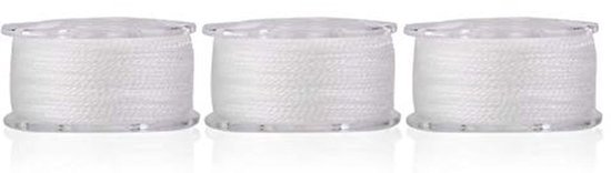 Vislijn Wateroplosbaar - Aas Lijn String - Vissen Aas Plaatsen - 3 Packs - 20 m - Transparant — afbeelding 2