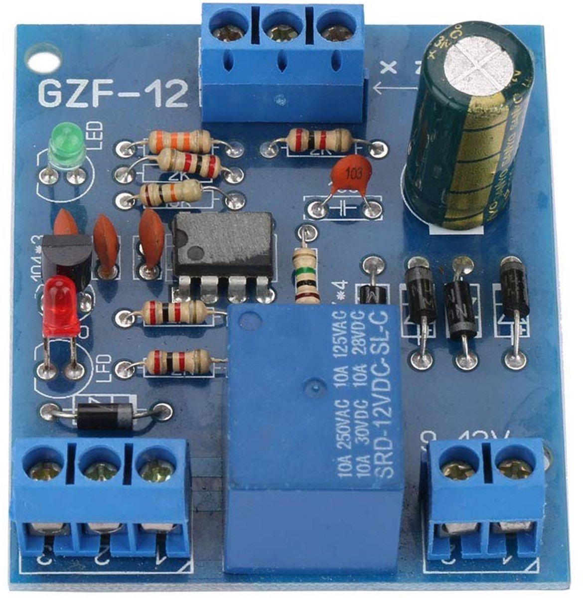 By shayne - Water Level Controller - Automatische Pompbesturing - Compact ontwerp - 9-12VDC - Betrouwbaar en efficiënt - Eenvoudige installatie - Ges.