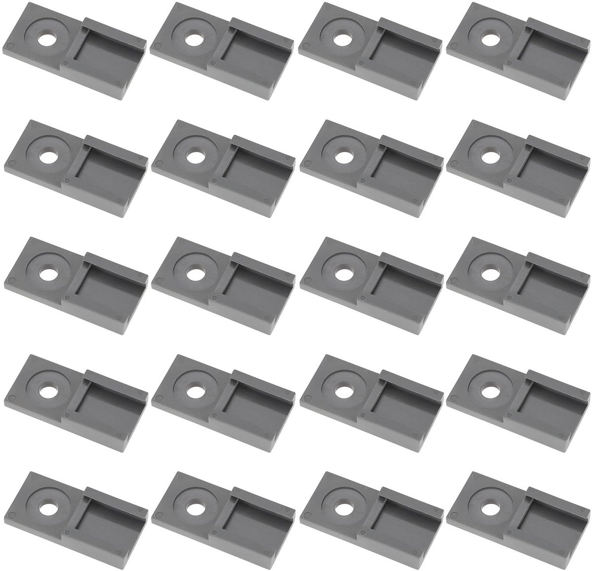 By shayne Montageclip Auto Connector Houderbeugel - 20 stuks - ABS kunststof - Connectorhouder - Geschikt voor Deutsch serie
