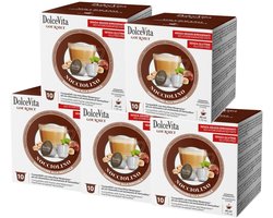 Dolce Vita Gourmet Nocciolino Nocciola - Multipack - 50 (5x10) Koffiecups Compatibel met Nespresso Coffee Machine