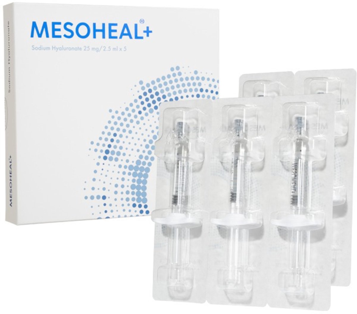 Koru Pharma Mesoheal Plus biorevitalisatiebehandeling 5x 2,5 ml injecties