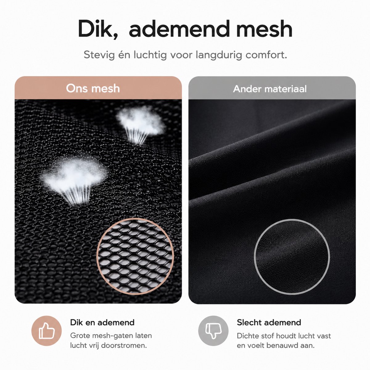 BOTC Waszakken - 60*90cm Waszak Groot - Set van 2 - Waszak Wasmachine - Laundry bag - Waszakken - Zwart — afbeelding 2