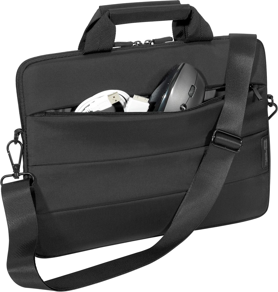 Originap Ultrabook / Notebooktas zwart voor 13,3 inch (33,8cm) met accessoirevak