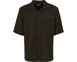 WE Fashion Heren relaxed fit gebreid overhemd