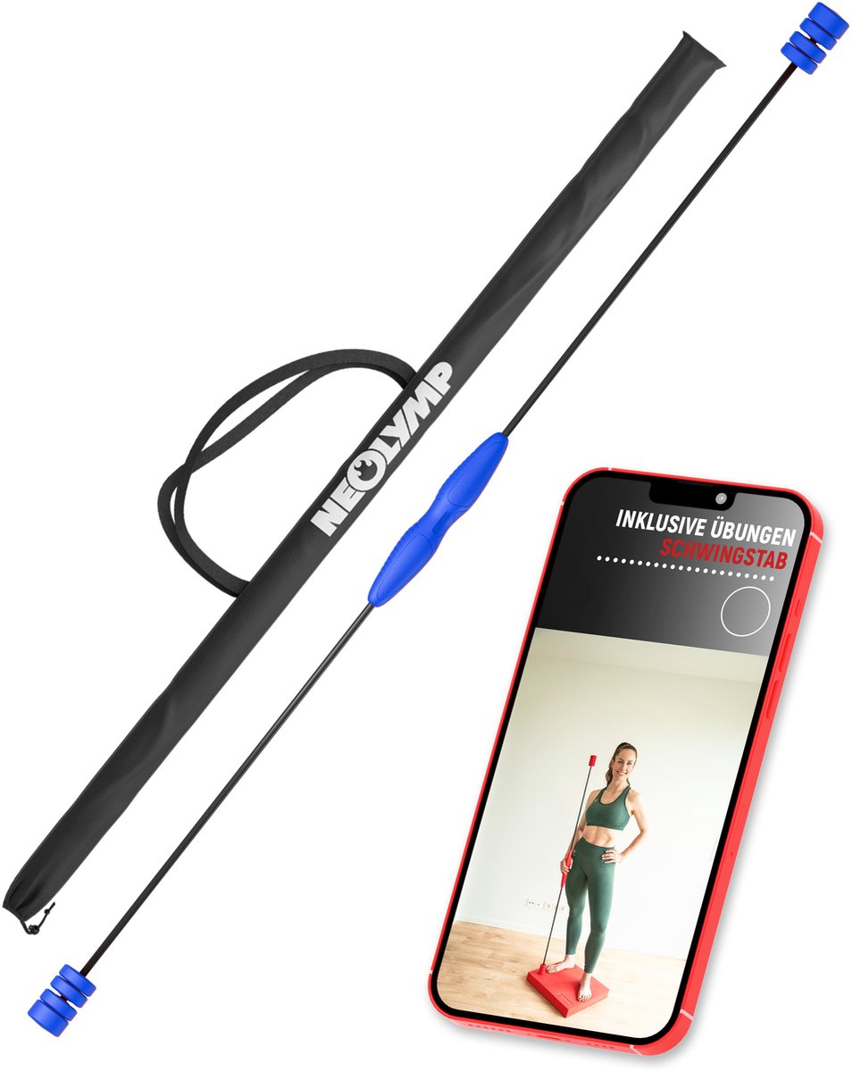 NEOLYMP Schwungstaf – Vibratiestaf met ergonomische grip, ideaal voor kracht en balans