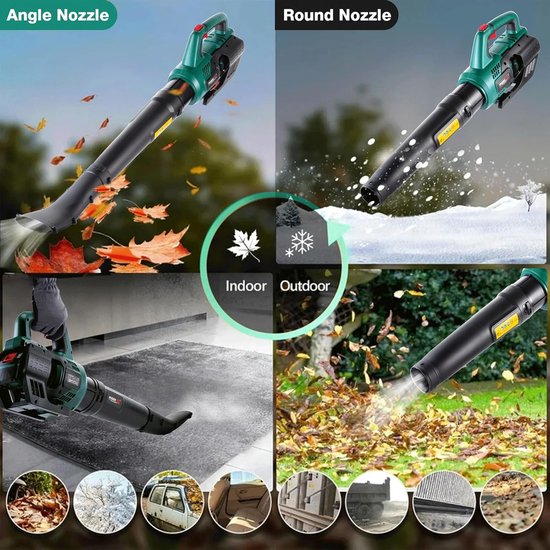Accu Bladblazer 20V - elektrische bladblazer met accu & oplader — afbeelding 5