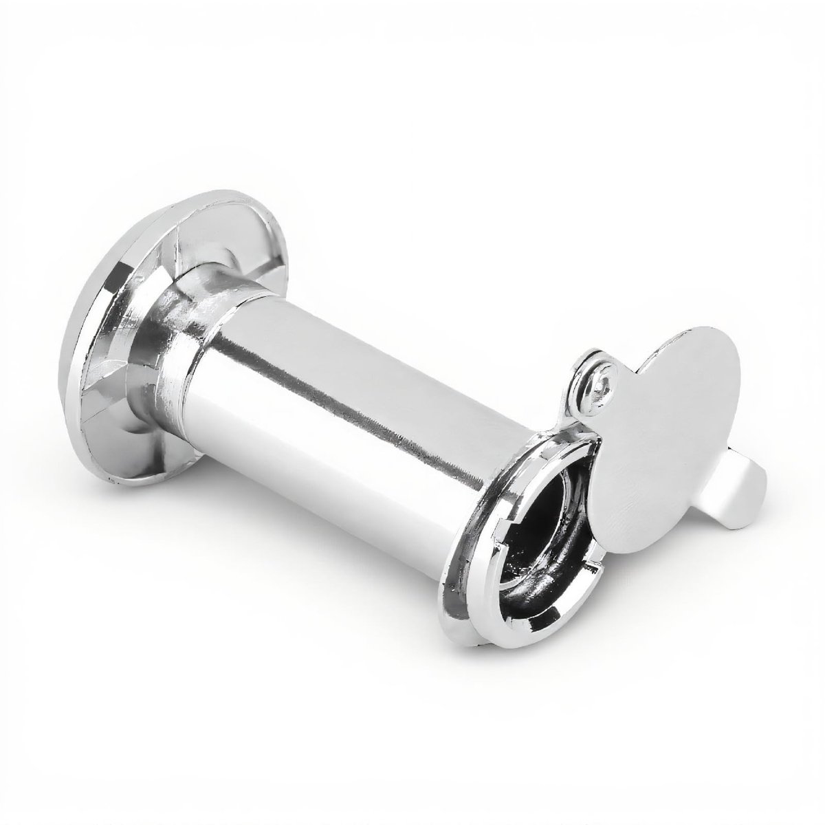 Dailygoods - Deurkijker - 220 graden groothoek - Antidiefstal deurspion - Zilver - Kijkgaatje voor veiligheid - Geschikt voor deuren van 3 tot 5,5 cm
